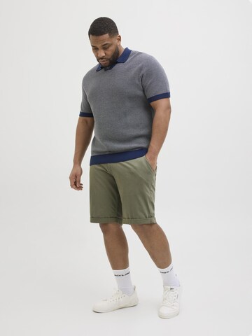 Jack & Jones Plus Обычный Брюки-чинос 'JPSTDave' в Зеленый