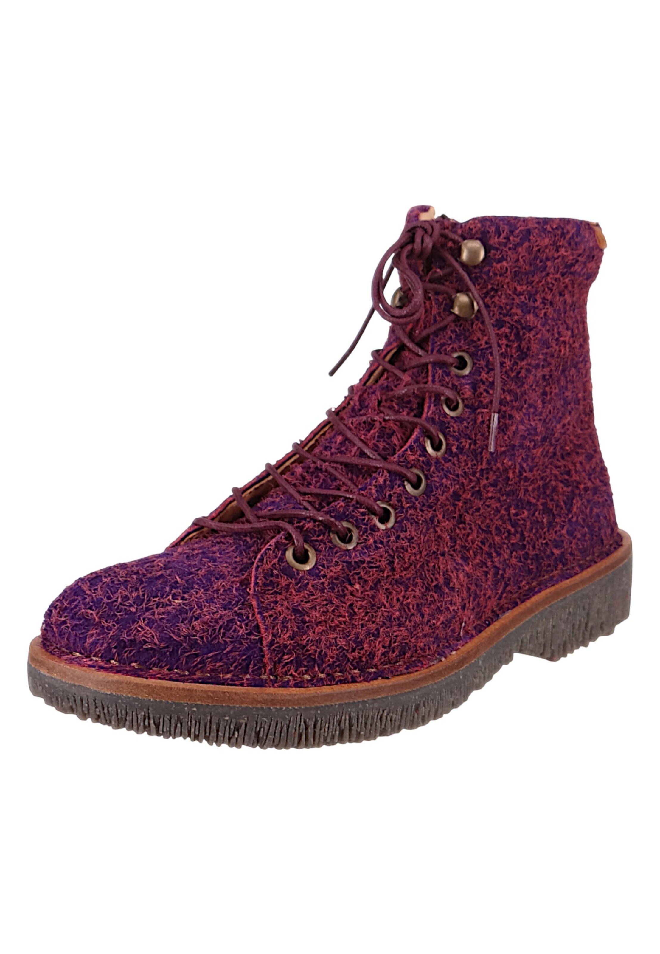 Bottines à lacets EL NATURALISTA en violet : devant