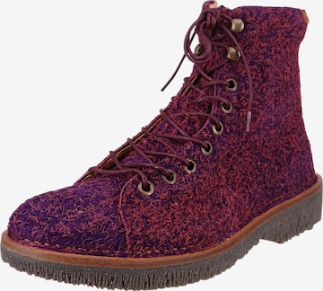 EL NATURALISTA Sschnürstiefelette in Lila: Vorderseite