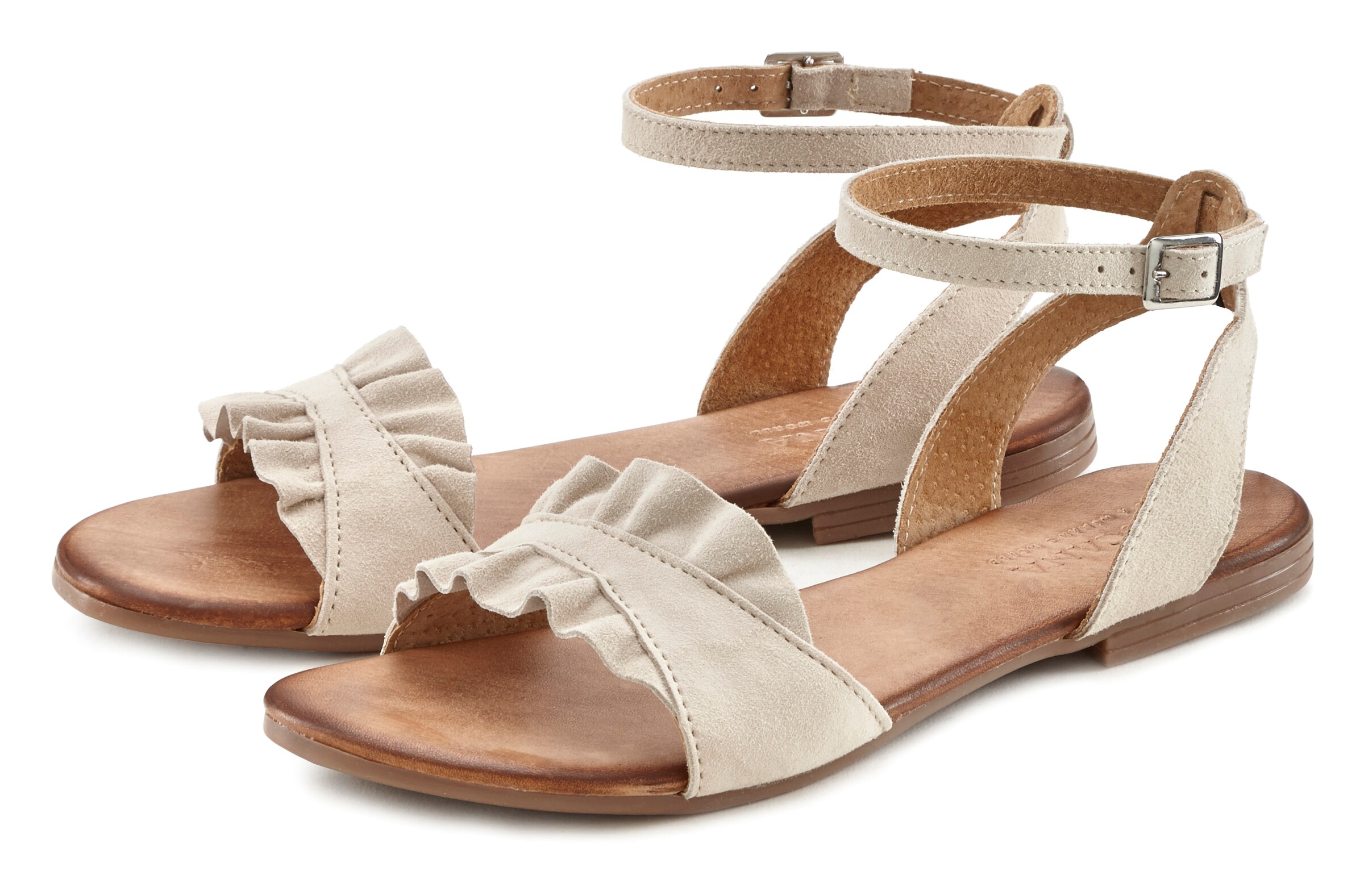 LASCANA Sandaler i beige
