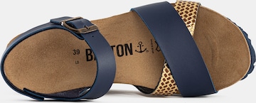 Bayton Strap sandal 'Minorque' in Blue