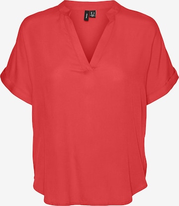 Camicia da donna 'BEAUTY' di VERO MODA in rosso: frontale