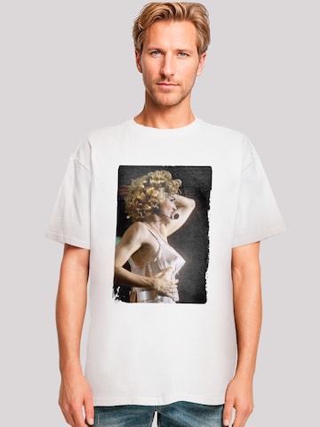 T-Shirt 'Madonna Live At Wembley 1990 By Stephen Wright' F4NT4STIC en blanc : devant