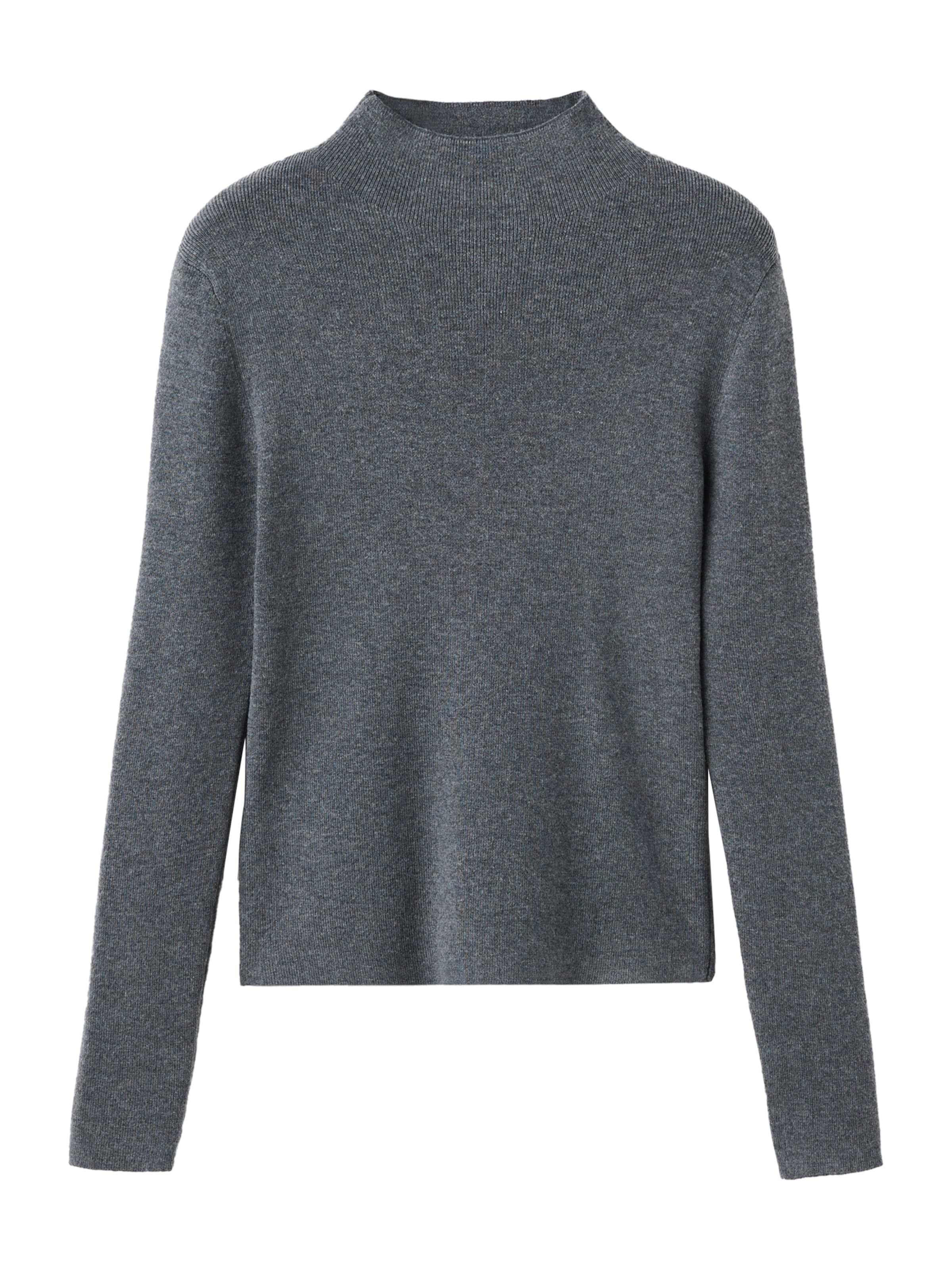 MANGO Пуловер 'HIELO' в сиво: отпред