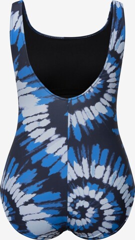 Ulla Popken Bustier Badpak in Blauw