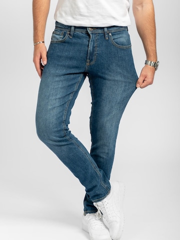 TeeShoppen Slimfit Jeans in Blau