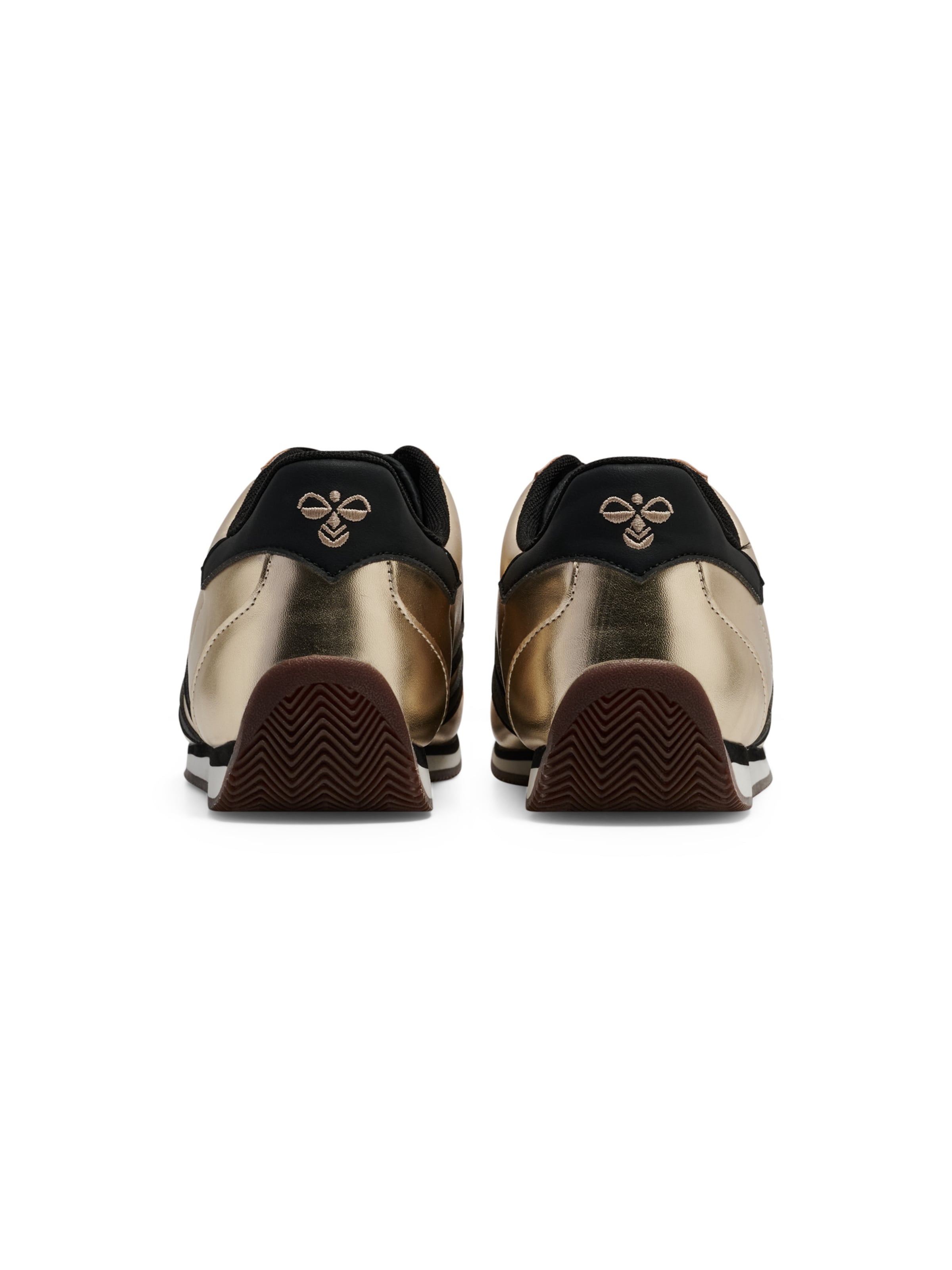 Baskets basses Hummel en or