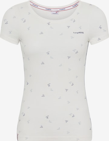 KangaROOS T-Shirt in Weiß: Vorderseite