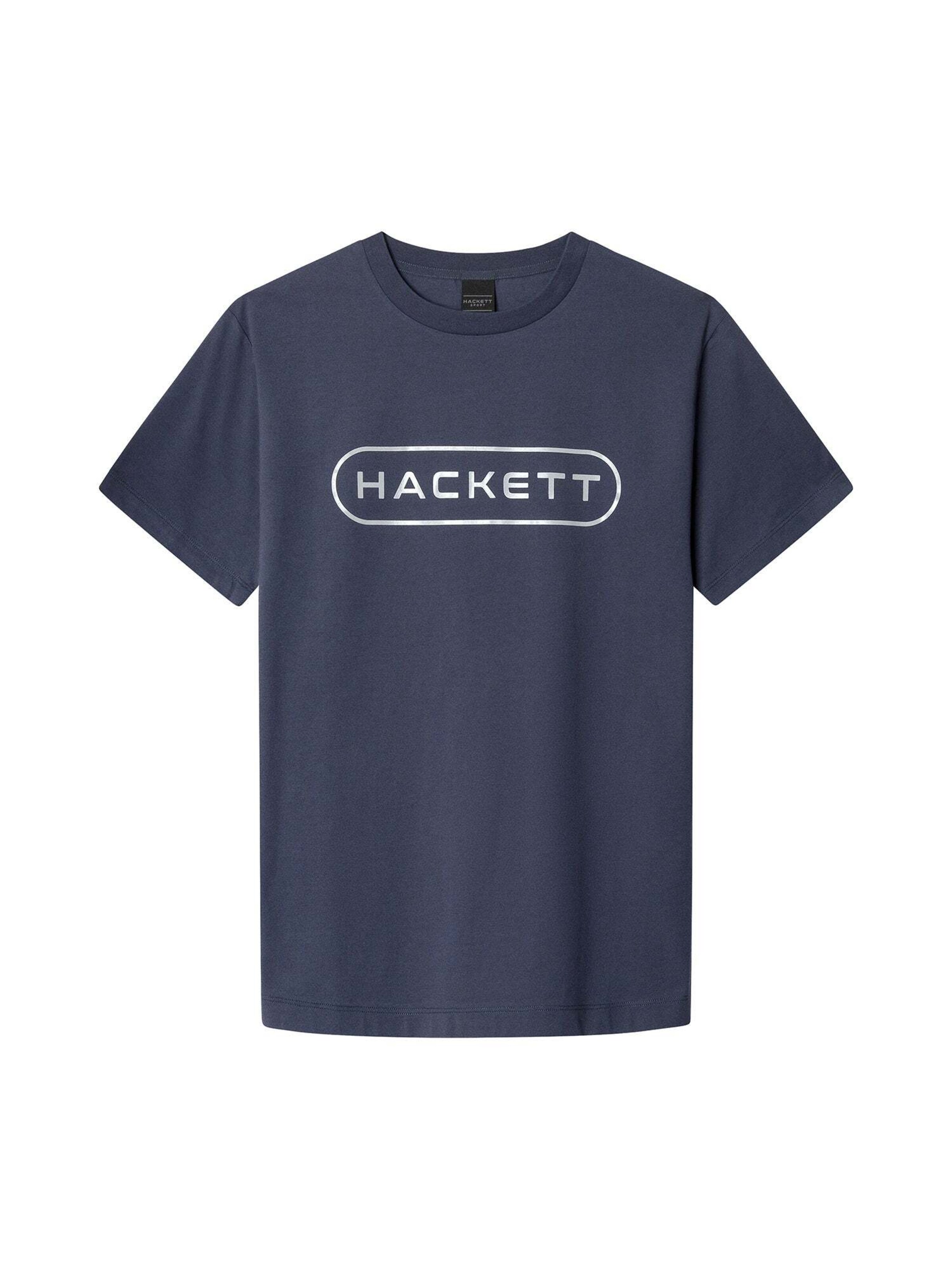 Hackett London T-Shirt 'Essential' en gris / graphite, Vue avec produit