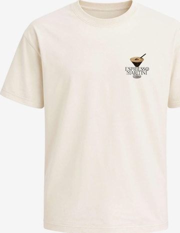 Neverless Shirt 'Espresso Martini' in Beige: front