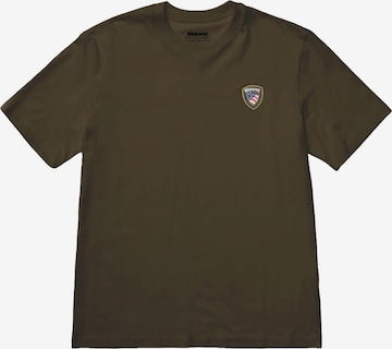T-Shirt 'BLAUER FAXON T-SHIRT T-SHIRT' Blauer en vert : devant