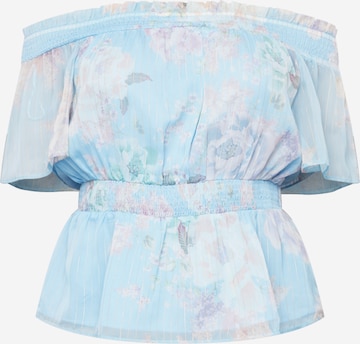 River Island Plus Bluse in Blau: predná strana