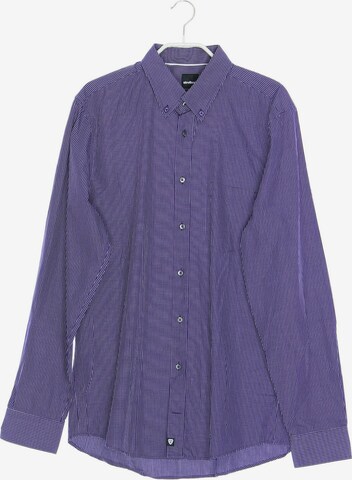 STRELLSON Button Up Shirt in M in Purple: front