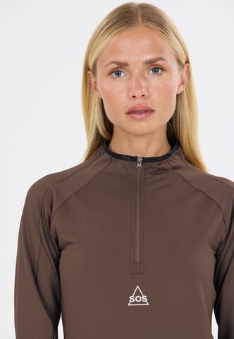 SOS Performance shirt in Brown