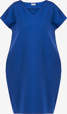 Karko Sheath Dress ' KAJETANA ' in Blue: front