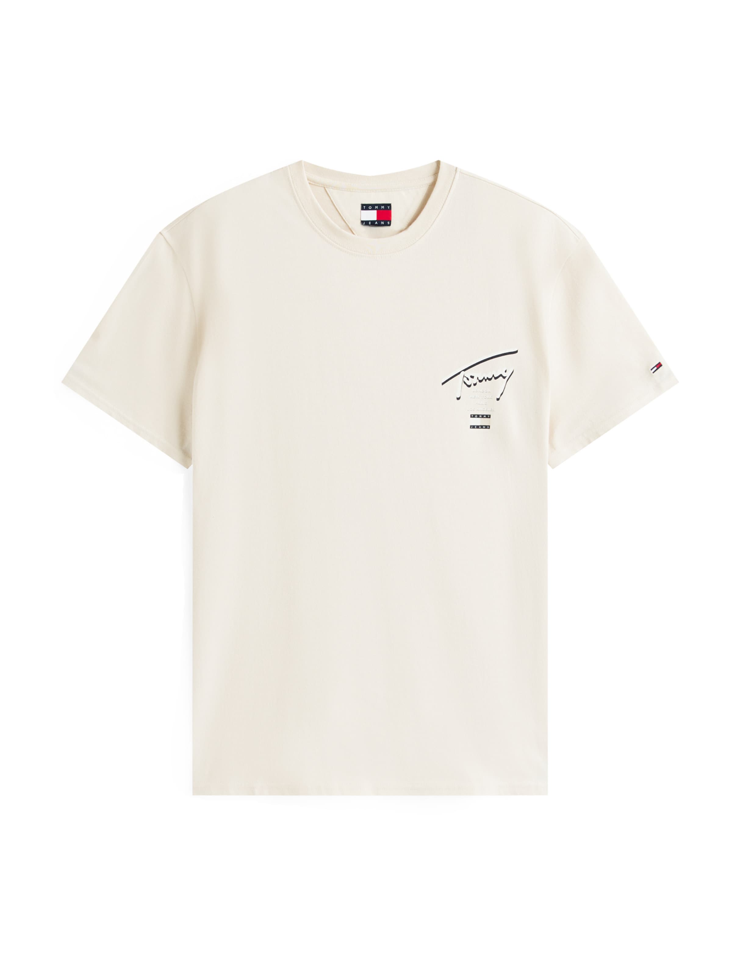 Tommy Jeans Majica | bež barva: sprednja stran