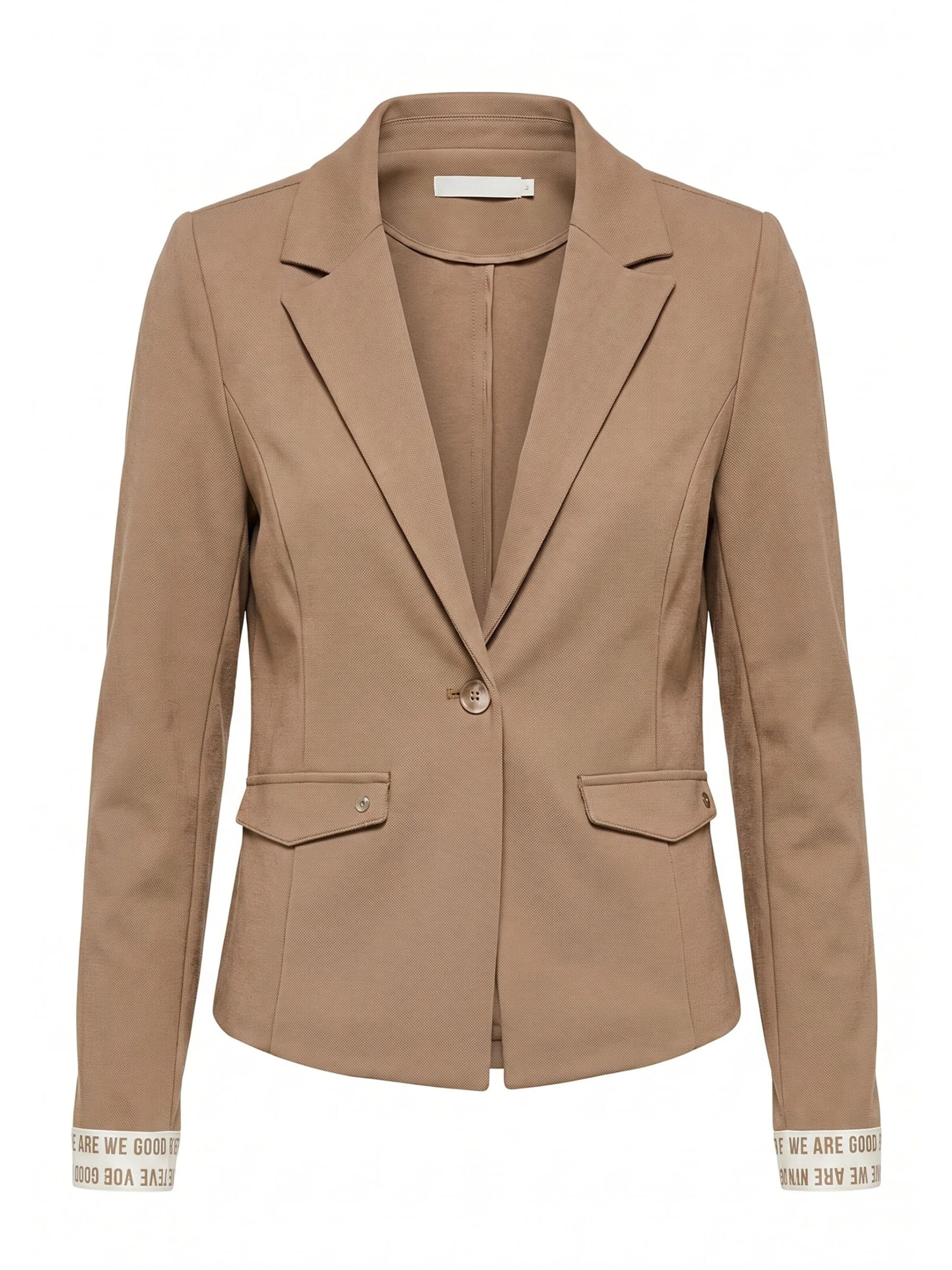 Zhrill Blazer 'ZHTRUDI'‌‌‌‌‌ in Braun: Vorderseite