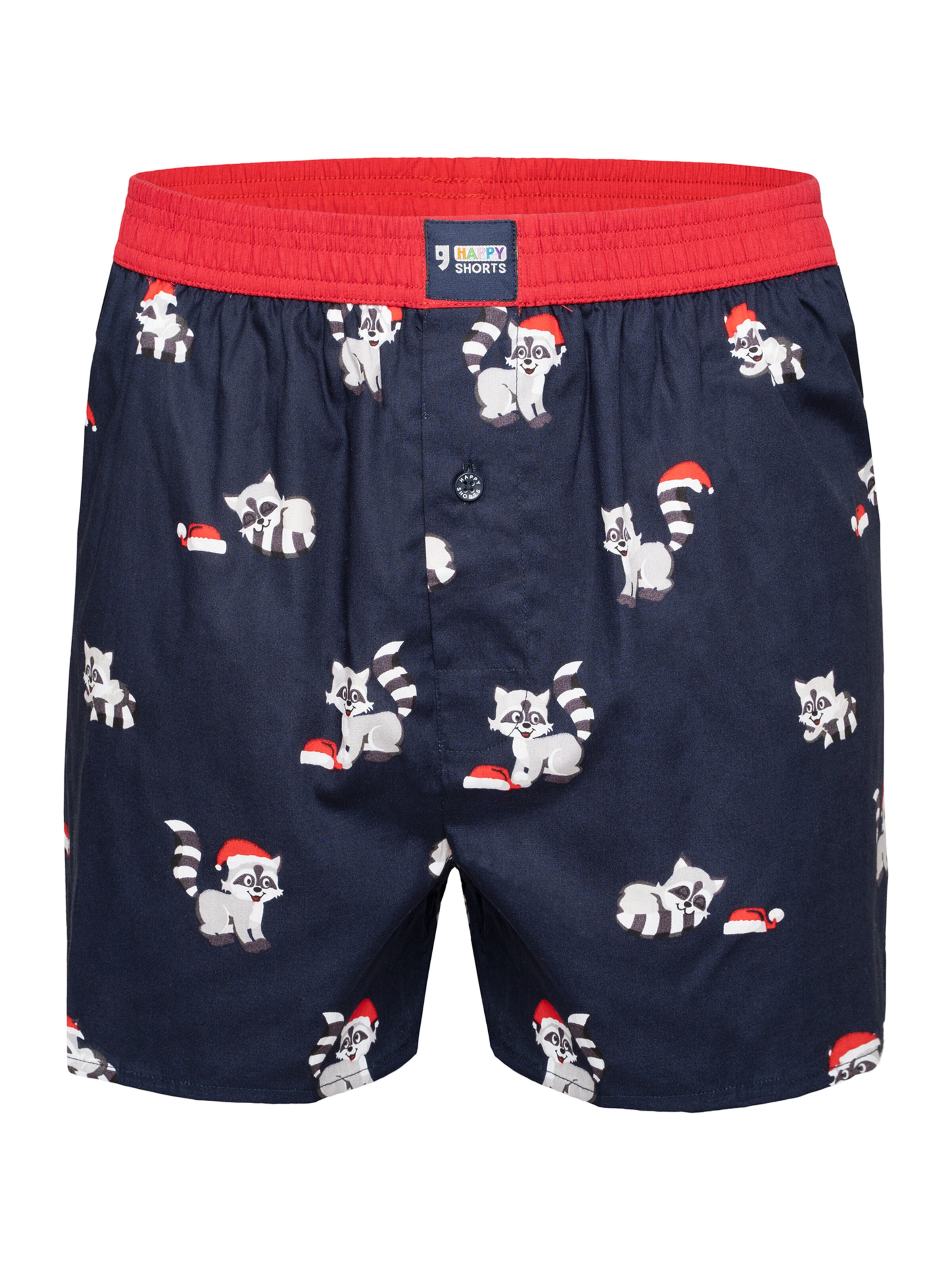 Boxers 'Christmas' Happy Shorts en bleu : devant