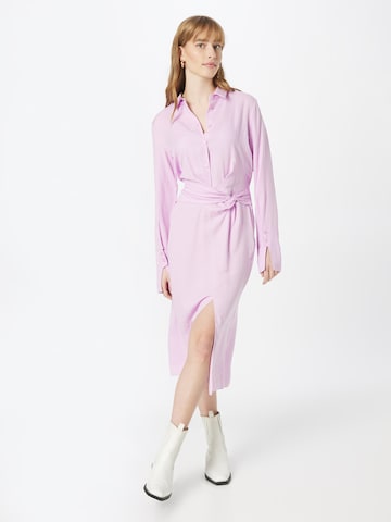 Robe-chemise PATRIZIA PEPE en violet : devant