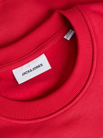 JACK & JONES Sweatshirt 'JJXMAS FUN' i röd