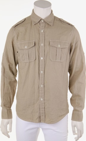 Michael Kors Button Up Shirt in M in Beige: front