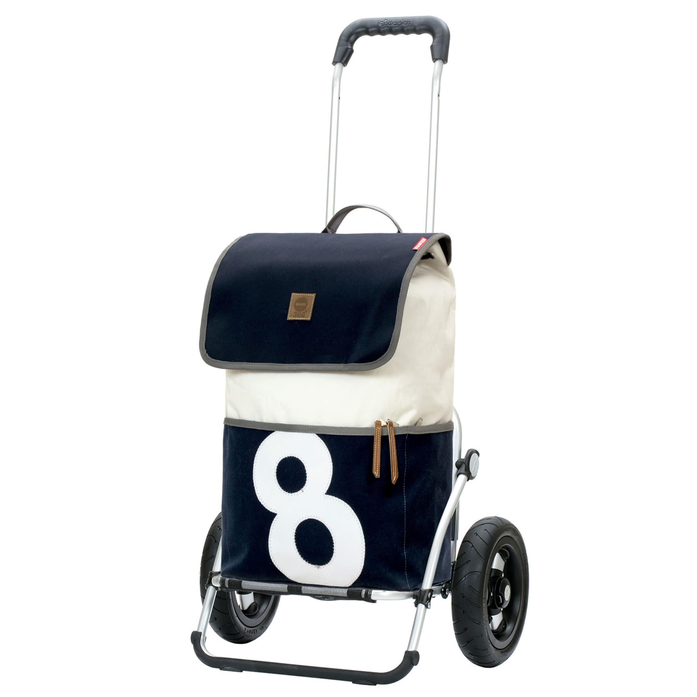 Andersen Shopper Trolley in Blau: Vorderseite