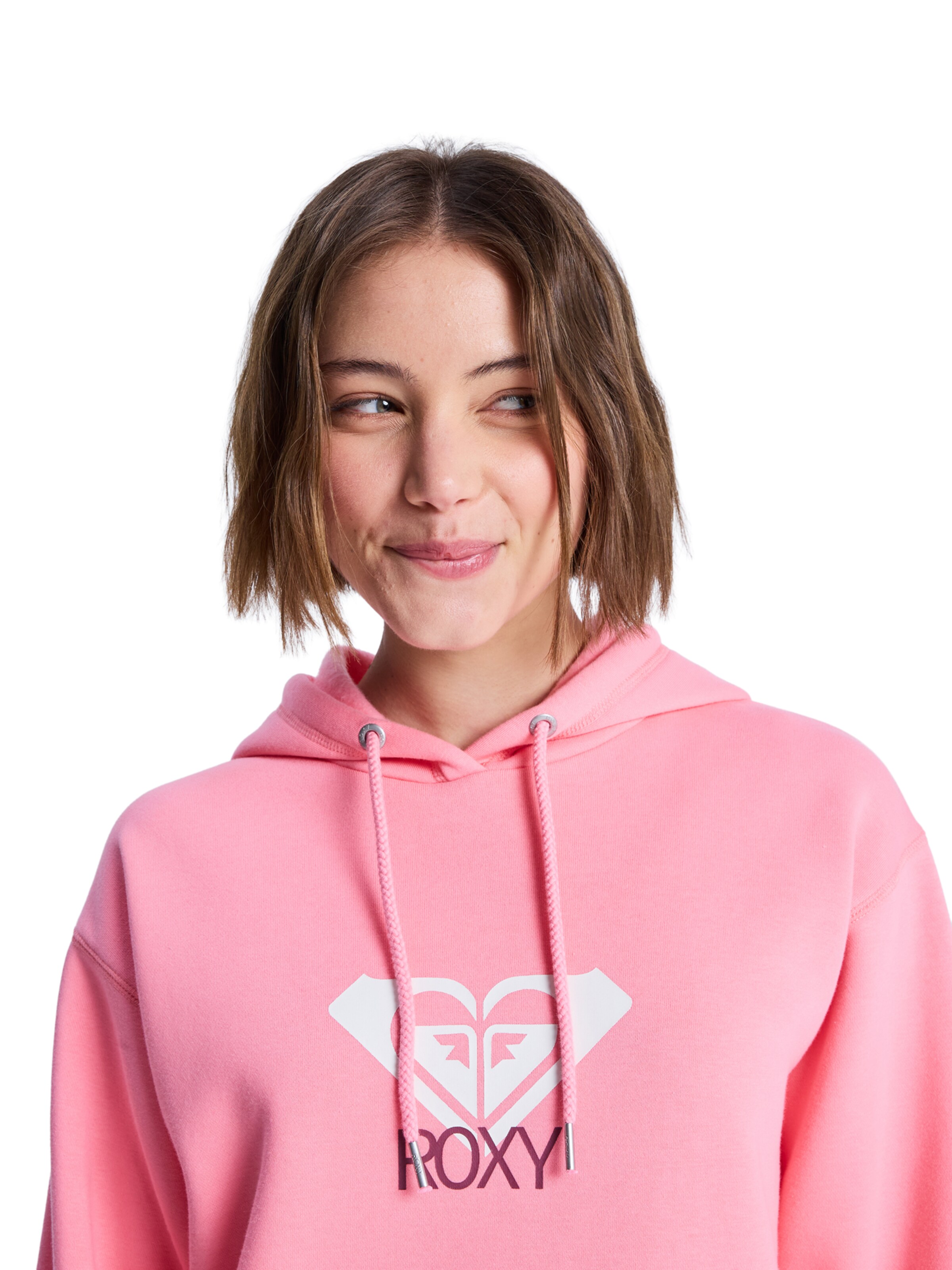 ROXY Sweatshirt 'Surf Stoked Brushed Art' in Pink
