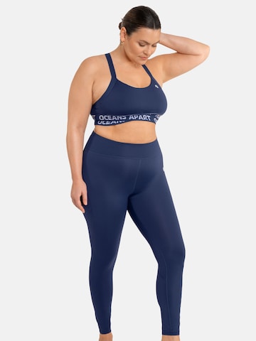 OCEANSAPART Bralette Sports bra 'Beauty' in Blue