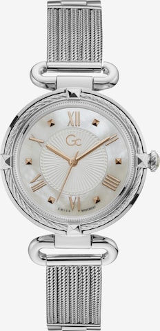 Gc Analoog horloge 'CableChic' in Zilver: voorkant