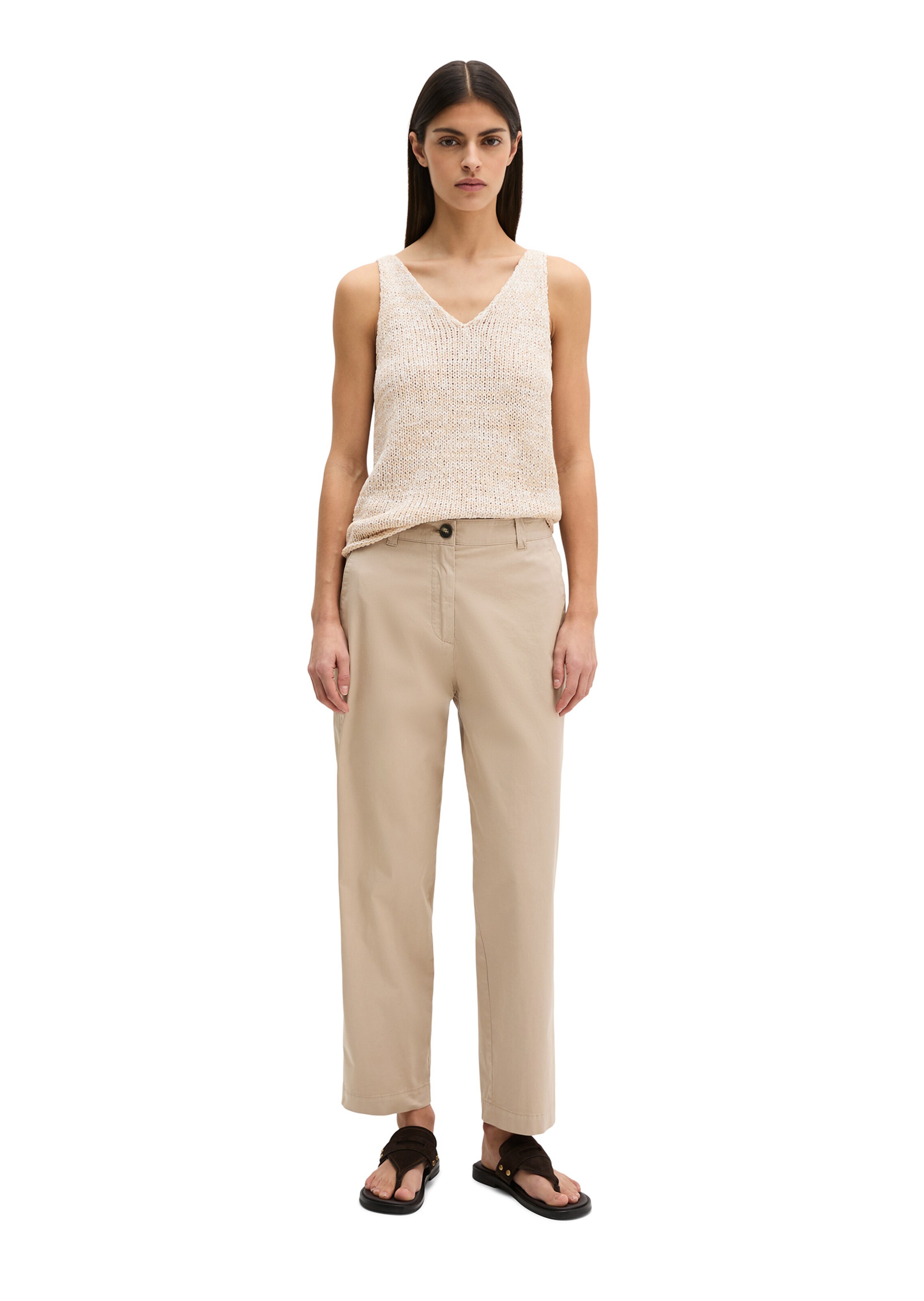 Marc O'Polo Tapered Hose 'Rimka in Braun