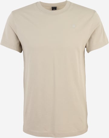 T-Shirt G-STAR en beige : devant