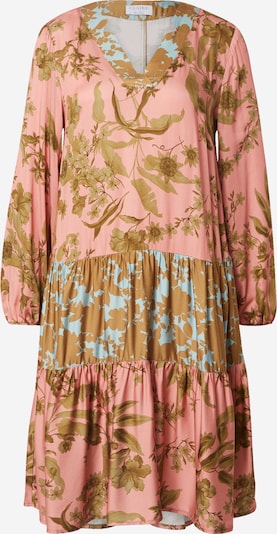 Rochie 'Dia' Claire pe turcoaz / maro / roz, Vizualizare produs