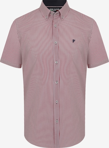 DENIM CULTURE Regular fit Overhemd 'TIM' in Rood: voorkant