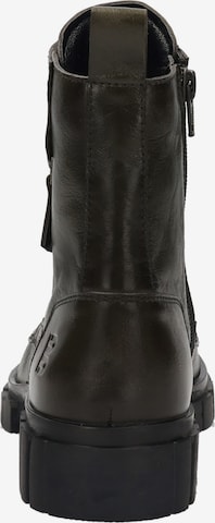 TT. BAGATT Lace-Up Ankle Boots in Green