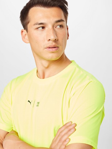 PUMA Sportshirt in Gelb