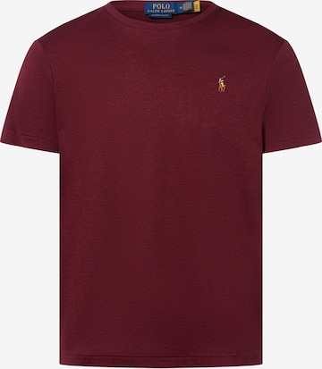 T-Shirt Polo Ralph Lauren en rouge : devant