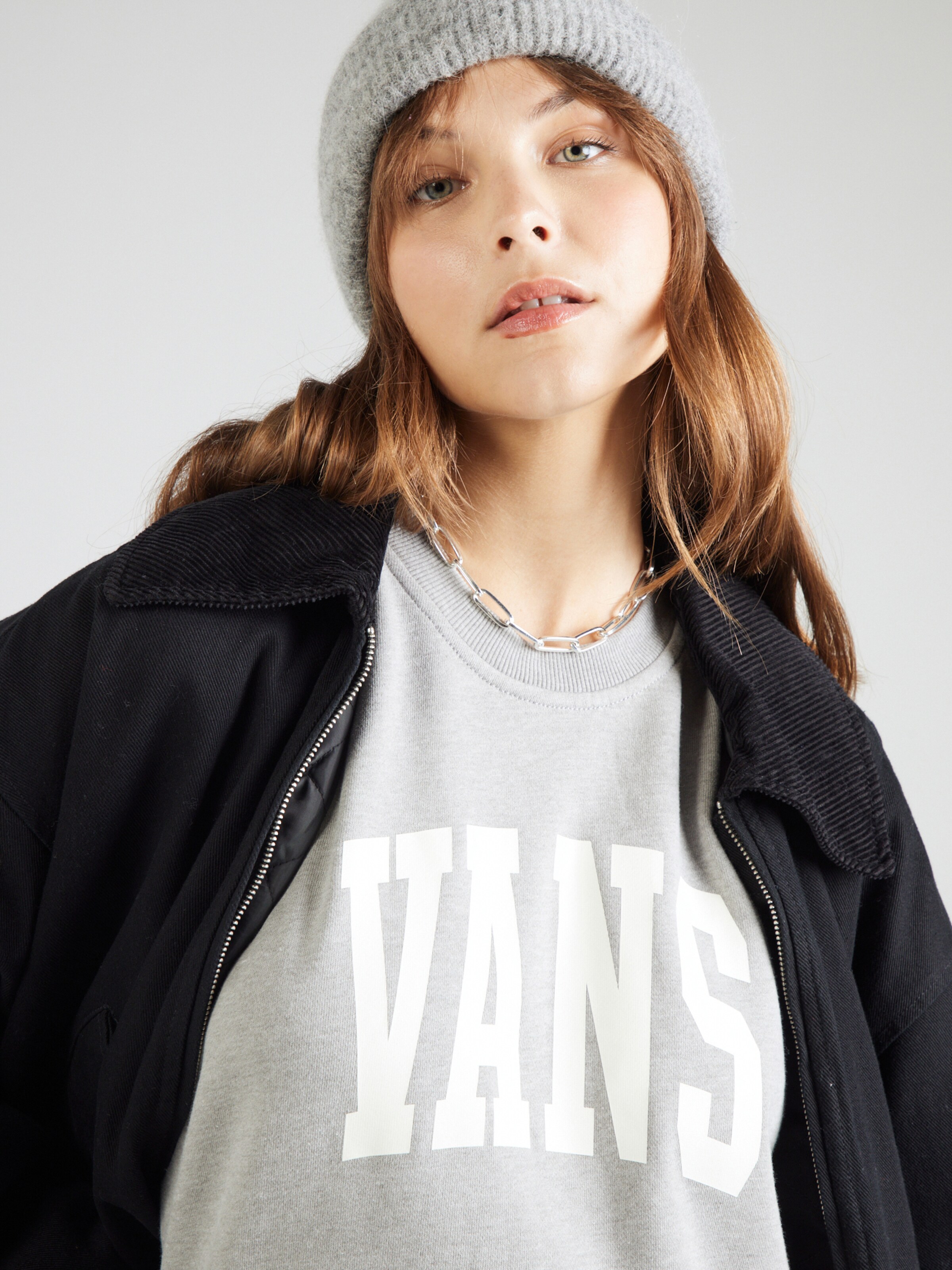 Grey vans sweater hotsell