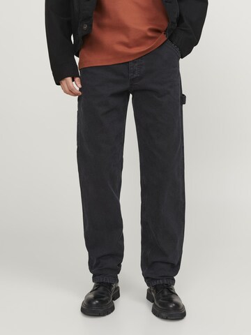 JACK & JONES regular Jeans 'Eddie Carpenter' i sort: forside