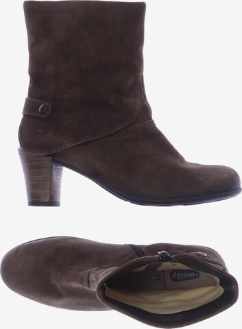 Wolky Dress Boots in 41 in Brown: front