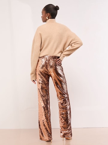 Lipsy Широка кройка Панталон в бронз