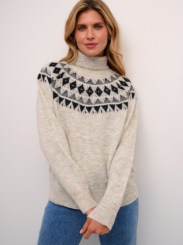 Kaffe Pullover 'Melissa' in Beige: predná strana