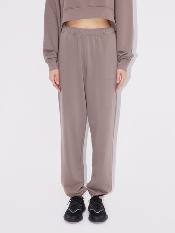 LeGer by Lena Gercke Tapered Trousers 'Marlen' in Brown: front