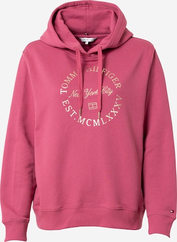 TOMMY HILFIGER Mikina – pink: přední strana