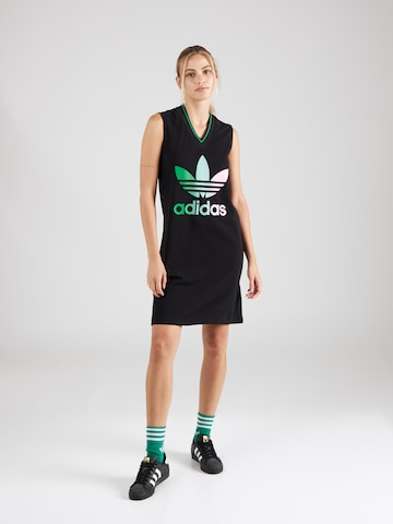 ADIDAS ORIGINALS - Vestido 'Adicolor 70S ' en negro: frente