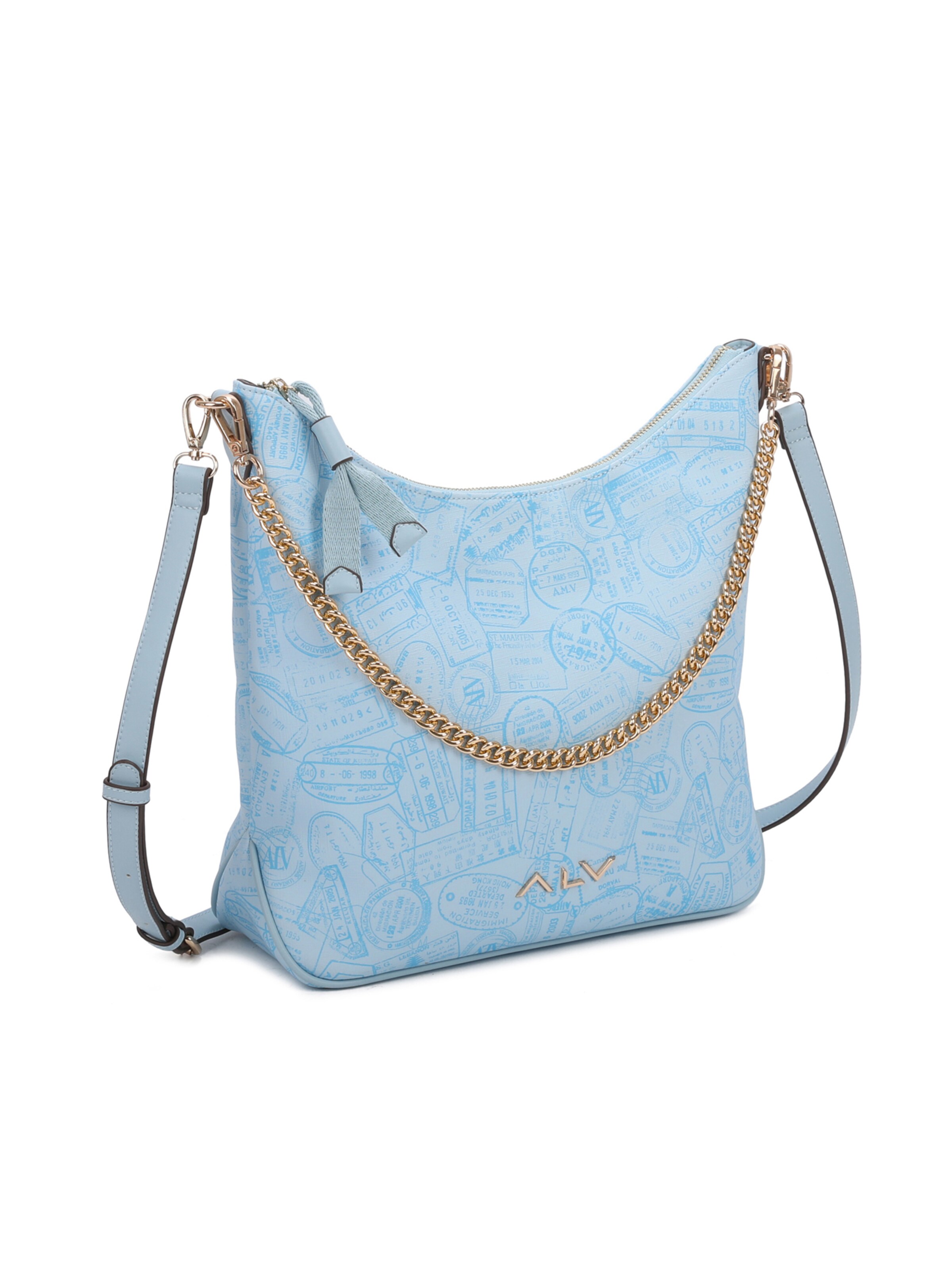 Alviero Martini Shoulder bag in Blue: front
