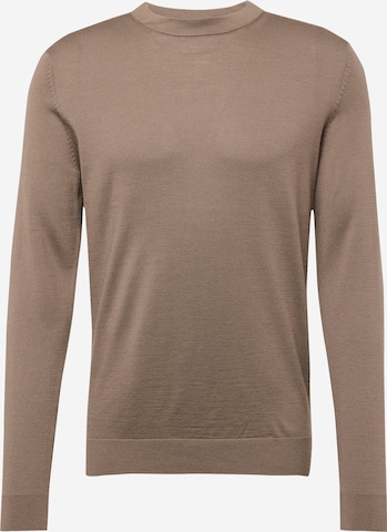 SELECTED HOMME Sweater 'TOWN' in Brown: front
