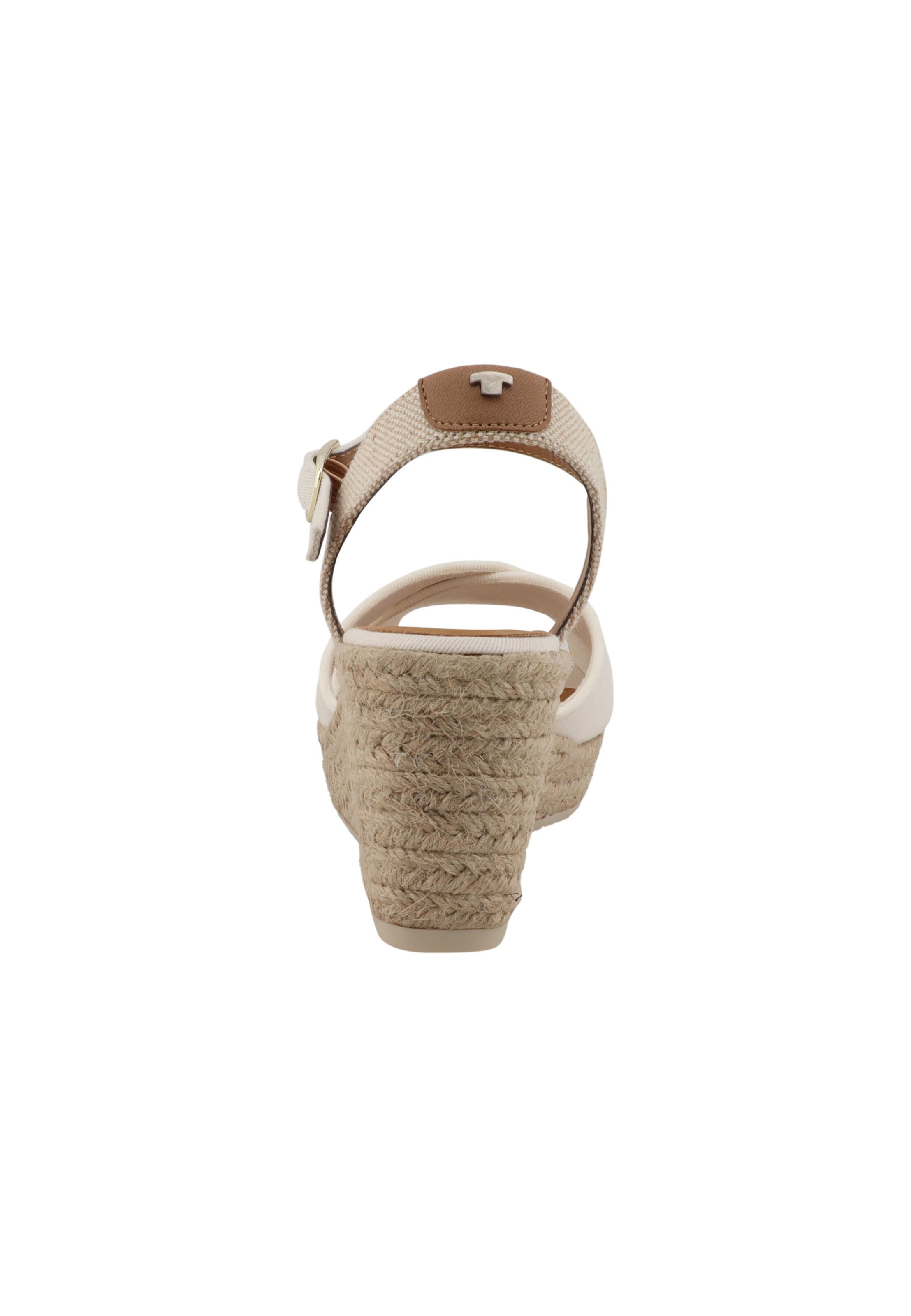 TOM TAILOR Sandale 'Mules' in Beige