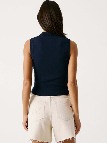 Red Bull Racing x Pepe Jeans Gebreide top in Blauw