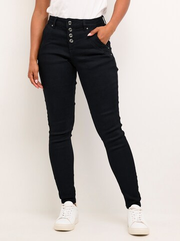 Coupe slim Jean 'CR Sandy' Cream en noir : devant