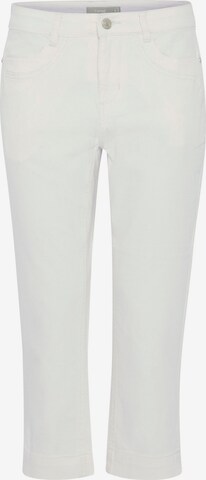 Fransa Pants in White: front